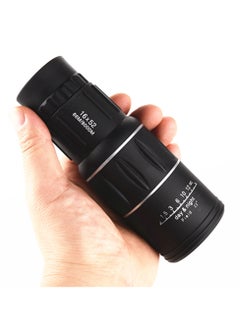 اشتري 16x52 Monocular Dual Focus Optics Zoom Telescope for Birds Watching/Wildlife/Hunting/Camping/Hiking/Tourism/Armoring/Living Concert 66m/8000m في الامارات