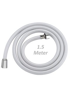 Buy Shattaf Shower Hose Pipe with Metal connector High Pressure Anti-twist PVC Explosion-Proof Encryption Bidet Hose (1.5 Meter) in UAE