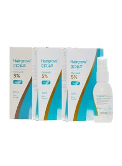 Buy Hairgrow 5% minoxidil Pack of 3 x 50ml in UAE