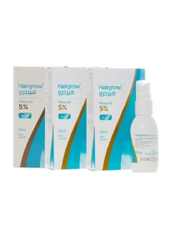 Buy Hairgrow 5% minoxidil Pack of 3 x 50ml in UAE