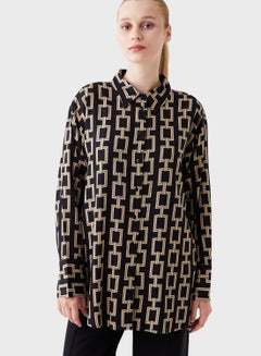 Buy Printed Button Down Shirt in UAE