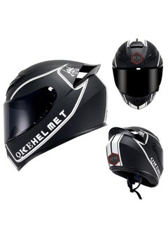 Buy Full Face Motorbike Helmet Motorcycle Adult Rider Biker Sports Crash Helmet in Saudi Arabia