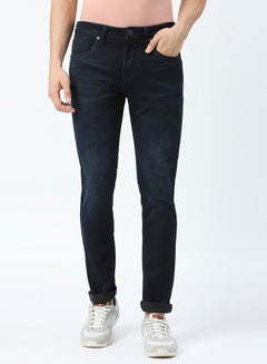 Buy Mid Rise Slim Fit Jeans with Pocket Construct in Saudi Arabia