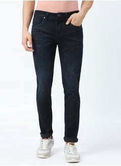 اشتري Mid Rise Slim Fit Jeans with Pocket Construct في السعودية