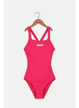 اشتري Women Brand Logo One Piece Swimsuit, Fuchsia Pink في السعودية