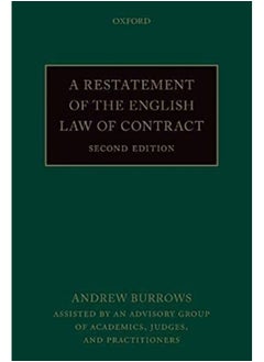 Buy A Restatement Of The English Law Of Contract in UAE