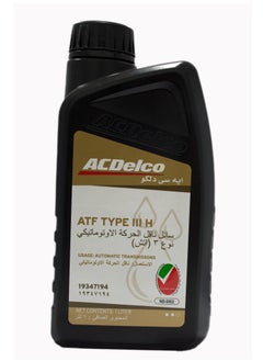 اشتري ACDELCO ATF TYPE III H 1Litre OEM 19347194 في الامارات