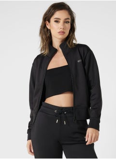 اشتري Logo Zippered Bomber Jacket في الامارات