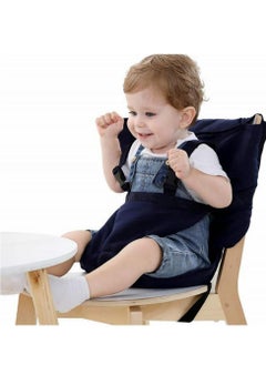 Buy COOLBABY Baby Portable High Chair Travel Strap Seat Suitable For Toddler Feeding With Safe Washable Cloth Strap With Adjustable Shoulder Strap in UAE