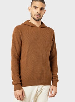 Buy Knitted Hooded Sweater in UAE