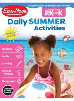 اشتري Daily Summer Activities Between Prek And Kindergarten Grade Prek K Workbook Moving From Prek To في الامارات