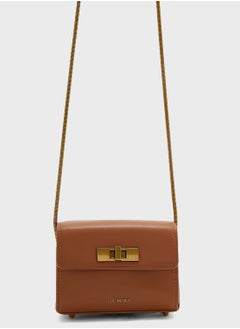 Buy Logo Detailed Flap Over Crossbody in Saudi Arabia