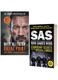 اشتري Break Point By Ollie Ollerton & SAS Who Dares Wins Leadership Secrets from the Special Forces By Anthony Middleton 2 Books Collection Set في الامارات