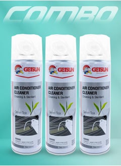 Buy GETSUN Air Conditioner Cleaner Car AC Cleaner Foam ,Reduce Musty Smell Create Fragrance Clean Reduce Dust And Dirt 500 ml 3PCS in Saudi Arabia