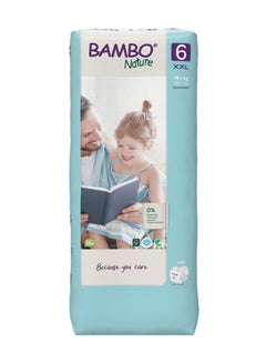 Buy Bambo Nature Eco Friendly Diapers Size 6, 16+kg 40 pcs Tall Pack in UAE