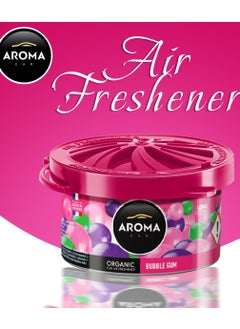 Buy Car Air Freshener Long Lasting Organic Air Freshener For Car/Home 40g Bubble Gum in Saudi Arabia