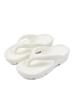 اشتري Women's Rubber Flip Flops white 2024 في مصر