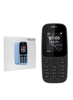 Buy Nokia 105 Dual Sided Phone Black 4MB in Saudi Arabia