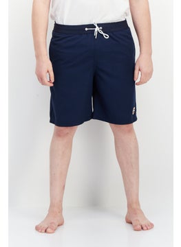 اشتري Men Brand Logo Board Shorts, Navy في الامارات