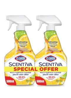 Buy Multi Surface Cleaner Citrus Scent Pack Of 2 500ml in UAE