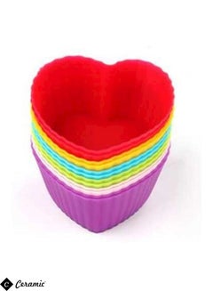 Buy Silicone Muffin 21 Pack Cups Selizo Silicone Cupcake Baking Cups Reusable Muffin Liners Cupcake Wrapper Cups Holders for Muffins Cupcakes and Candies in UAE