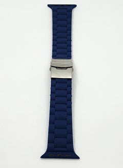 اشتري Apple Watch Band49mm 45mm 44mm 42mm Watch Strap Band Waterproof Watches Band With Stainless Steel Buckle - Blue في مصر