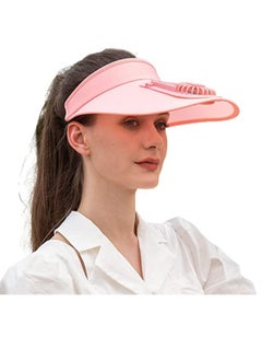 اشتري Outdoor Fan Cooling Peaked Cap Usb Breathable Shade Sunscreen Women Men Hat Beach Visor Hat Required Security Summer Sports Cap في الامارات