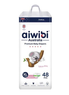 اشتري Aiwibi Premium Baby Diaper Size XL 12-18KG 48 Pieces في الامارات