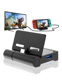 Buy Portable Dock Charging Station for Switch, with HDMI Cables Interface and Pd Protocol, Portable Switch Charger Stand with Foldable Design, For Switch TV Docking Station in UAE