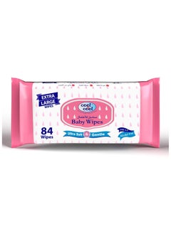 Buy Extra Large Size Baby Wipes 84 Sheets in UAE