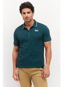 اشتري Men Sportswear Fit Training Polo Shirt, Teal في الامارات