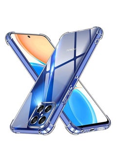 اشتري Case Compatible with Honor X8 Case,Shockproof Thin Silicone Case,Yellowing-Resistant Slim Transparent TPU Phone Case,Cover for Honor X8 في مصر