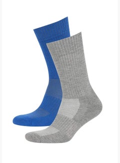 Buy 2 Pack Man Mid Cut Socks in UAE