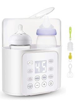 Buy Baby Bottle Warmer, 9-in-1 Multifunction Breast Milk Warmer with 24H Temperature Control and LCD Display, Fast Baby Food Heater in Saudi Arabia