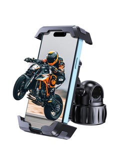 Buy Bike Handlebar Phone Holder, Motorcycle Phone Mount Clamp Motorcycle Handlebar Phone Clip Bike Phone Clamp for iPhone 14 Plus/Pro Max, 13 Pro Max, S9, S10 and More 4.7" - 6.8" Smartphones in UAE