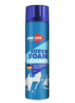 Buy Aim One Super Foam Cleaner 650ml Gently Removes Dirt From Car Upholstery - Ceiling - Velour - Carpet & Fabric in UAE