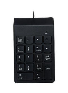 اشتري لوحة مفاتيح سلكية بمنفذ USB أسود في السعودية