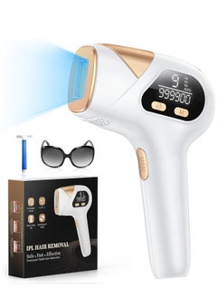 Buy Laser Hair Removal device,  At-Home Permanent Hair Removal Device 9 Levels Upgraded 999900 Flashes Hair Remover for Face Armpits Arms Bikini Line Legs in UAE