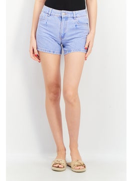 اشتري Women High Waited Denim Short, Blue في السعودية