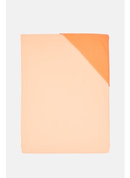 اشتري Tencel Cotton Duvet Set 155 x 220 cm, Orange and Pink في الامارات