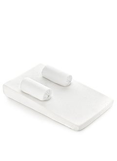 اشتري BabyJem Infant Baby Eco Reflux Sleep Pillow Cushion, 0+ Months, ART-542, White في الامارات