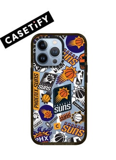 Buy Apple iPhone 14 Pro Max Case,Phoenix Suns Magnetic Adsorption Phone Case - Semi transparent in UAE