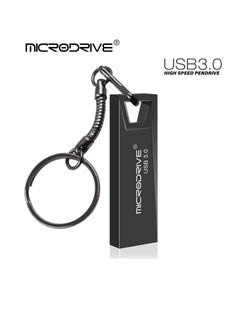 اشتري محرك أقراص USB 3.0 معدني، محرك أقراص USB محمول قوي ومتين، محرك أقراص USB محمول سريع النقل للبيانات، محرك أقراص USB محمول مقاوم للصدمات للكمبيوتر المحمول، (قطعة واحدة، أسود، 64 جيجابايت) في الامارات