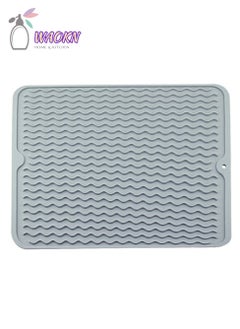 Buy Food -Grade Silicone Drain Pad, Heat Insulation Drain Kitchen Desktop Bowl Dishes To Water Filter Pad in Saudi Arabia