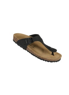 اشتري Biochic Mens Slim Thong Sandals 012-389 1830ST-Black في الامارات