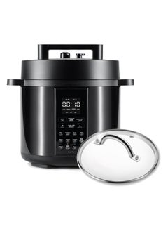 Buy Smart Pot 9 In 1 Electric Pressure Cooker Slow Cooker Rice Cooker Steamer Sauté Pot Yogurt Maker & More12 Smart Programs With New Smart Lid Tempered Glass Lid in UAE