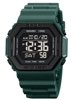 اشتري SKMEI Men Watch Rectangle Sport Watches Students Boy LED Date Digital Wristwatch في الامارات