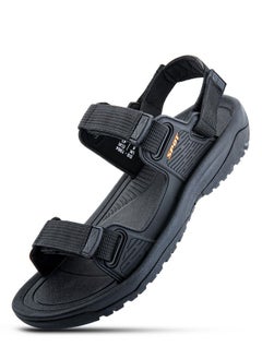 Buy Spot Stylish Sandals For Men | Durable and Straps Sandals | Men's Sandals | SS-1964 Black in UAE