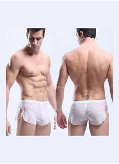 Buy Solid Pattern Comfy Brief White in Saudi Arabia