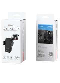 Buy Yesido C172  360 Rotating Flexible Adjustable Long Arm Windshield Dashboard Car Phone Holder in UAE